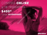 Cupón Dportenis Día de la Mujer de $400 de descuento