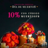 Cupón Envíaflores Día de Muertos de 10% de descuento