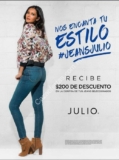 En Julio recibe un cupón de $200 de descuento por cada jeans que te pruebes