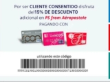 Cupón Liverpool de 15% de descuento adicional en Aéropostale