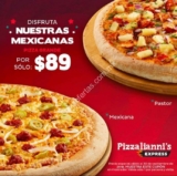 Cupón Pizzaliannis Fiestas Patrias: Pizza Mexicana o Pizza de Pastor grande a sólo $89