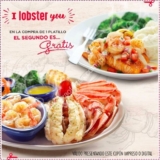 Cupón Red Lobster de platillo GRATIS en la compra de otro