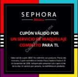 Cupón Sephora de servicio de maquillaje completo en compras de $1,200 o más