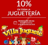 Cupón Woolworth Villa del Juguete de 10% de descuento adicional en todos los juguetes