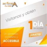 Cupón de gimnasio Gratis por 1 día en Active Fitness Azcapotzalco