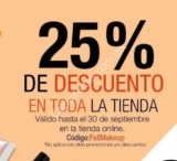 Cupón Lure Cosmetics de 25% de descuento en toda la tienda