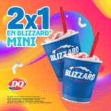 Promoción Dairy Queen: 2×1 en Blizzard Mini durante febrero