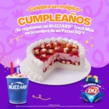 Compra un Pastel Blizzard Treat en la semana de tu cumpleaños y recibe de regalo un Blizzard Mini