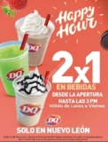 Happy Hour Dairy Queen 2×1 en bebidas hasta las 3 de la tarde