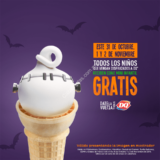 En Dairy Queen cono Gratis para niños disfrazados este Halloween y Día de Muertos