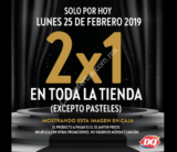 Promoción Dairy Queen de 2×1 en toda la tienda este 25 de febrero