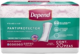 Pantiprotectores Depend con 20 piezas bajan a un tremendo precio