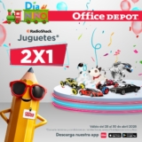 Ofertas Office Depot Día del Niño: 2×1 en juguetes seleccionados y más