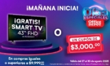 Días Especiales Office Depot Regreso a Clases 2025: smart TV Gratis o cupon de $3000 de regalo