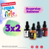Promoción Feria del Arte Office Depot: 3×2 en productos participantes y más