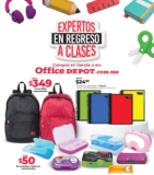 Folleto Office Depot Regreso a Clases 2022: Descuentos en mochilas, útiles escolares y más