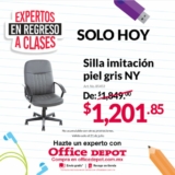 Ofertas del Día Office Depot 21 de julio: Silla ejecutiva de $1,849 a $1,201 y más