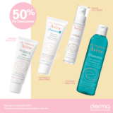 Promoción Derma 50% de descuento en productos Avené, Vichy, La Roche Posay, Bioderma y más