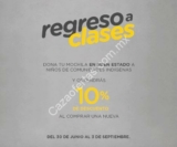 El El Palacio de Hierro 10% de descuento en mochilas si donas una mochila en buen estado