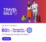 Despegar.com Travel Sale: hasta 60% de descuento + 15% adicional + 20 msi