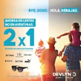 Rebajas Devlyn: 2×1 en lentes de sol de marcas seleccionadas