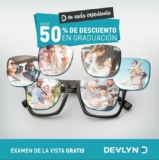 En Devlyn hasta 50% de descuento en graduación en la compra de tu armazón