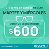 En Devlyn $600 pesos de descuento los días martes y miércoles
