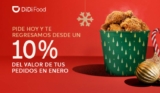 DiDi Food promo de Navidad: recibe el 10% del valor de tus pedidos para usar en enero