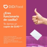 Promo DiDi Food Elecciones 2022: cupón de $140 de descuento para funcionarios de casilla