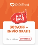 Código de cupón DiDi Food Hot Sale 2020 de 30% de descuento adicional en todos los pedidos