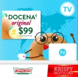 Día de la Docena Krispy Kreme: Docena Original a sólo $99 hoy jueves 12 de julio