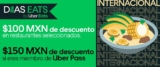 Promo Días Uber Eats: hasta $150 de descuento en restaurantes seleccionados