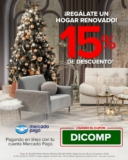 Cupón Muebles Dico 15% de descuento pagando con Mercado Pago