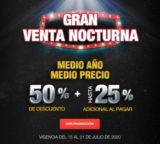 Venta Nocturna Muebles Dico Medio Año Medio Precio: hasta 50% de descuento + 25% adicional