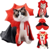 Oferta flash: Disfraz de Halloween capa de Drácula para mascotas en su precio más bajo