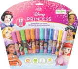 Set de 12 Brillos labiales Princesas de Disney para niñas bajan de precio