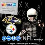 Viaja a Pittsburgh y disfruta de partido de la NFL por $11,999. Viaje redondo, boletos y hospedaje incluidos en Clickonero