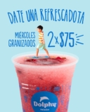 En Helados Dolphy llévate 2 granizados por $75 los miércoles