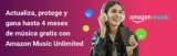4 meses Gratis de Amazon Music Unlimited al crear y actualizar tus datos en una cuenta Doters