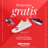 3×2 en producto ya rebajado para caballero en Dportenis