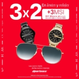 En Dportenis 3×2 en relojes y lentes + 3 msi