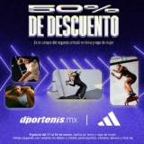 En Dportenis segundo a mitad de precio en tenis y ropa de mujer