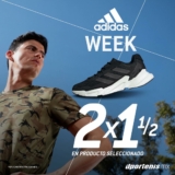 Adidas Week en Dportenis: Segundo a mitad de precio en productos Adidas