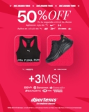 Promo Día de las Madres Dportenis: segundo a mitad de precio + 3 msi