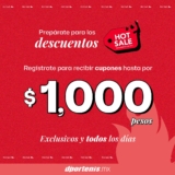 Dportenis Hot Sale 2025: Regístrate y recibe cupones por hasta $1,000