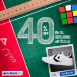 Promoción Dportenis Regreso a Clases: 40% de descuento en tu segundo artículo