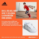 En Dportenis compra $899 en productos adidas niños y llévate un mes de Disney+ gratis