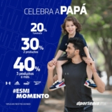 Promoción Dportenis Día del Padre: Descuentos escalonados de hasta el 40% en Puma, Adidas, Under Armour y Reebok