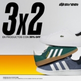 3×2 en productos seleccionados con 20% de descuento en Dpstreet