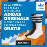 En Dpstreet compra unos tenis o sandalias adidas y llévate unas calcetas adidas de regalo